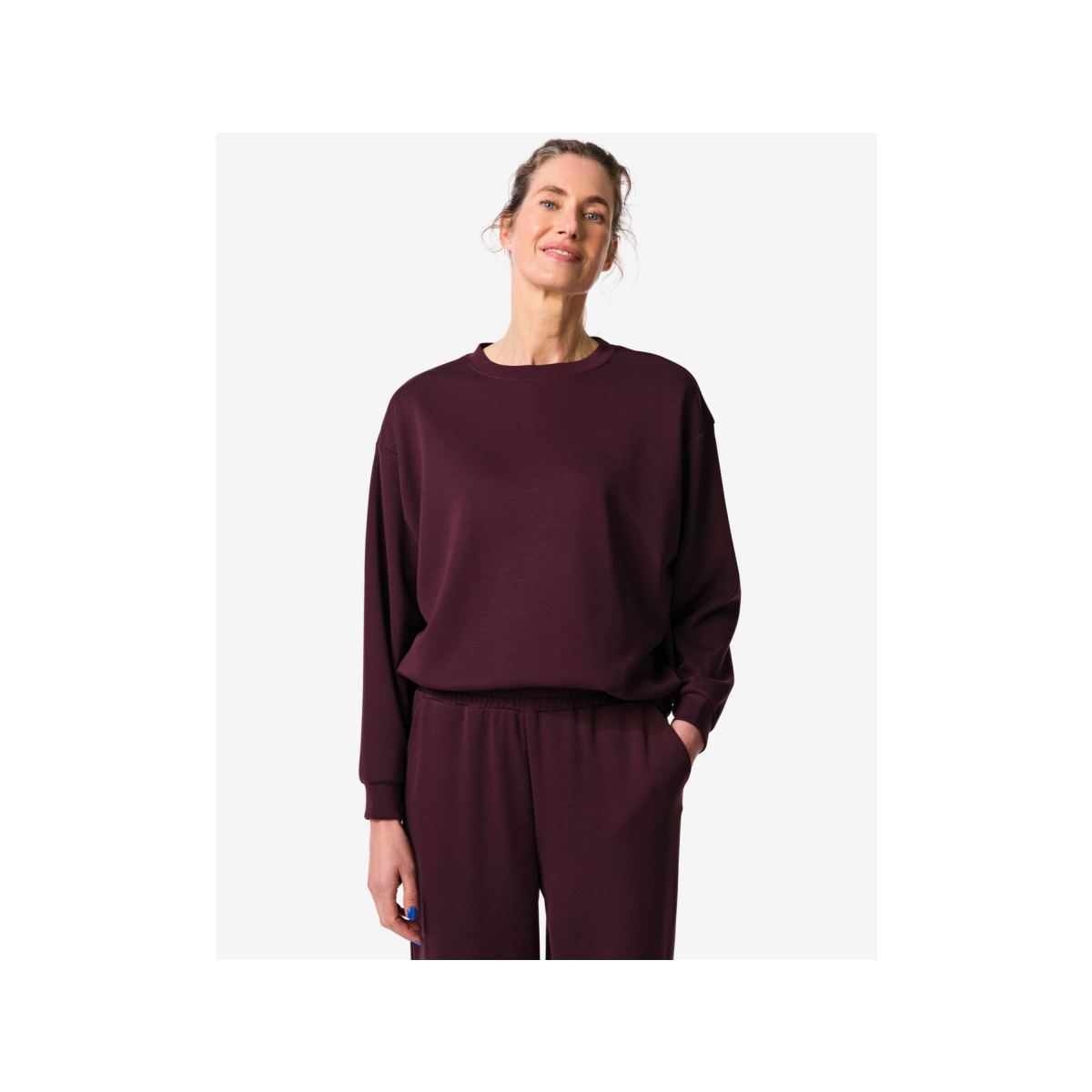 HEMA HEMA Damestrui Lounge Bordeauxrood (bordeauxrood)