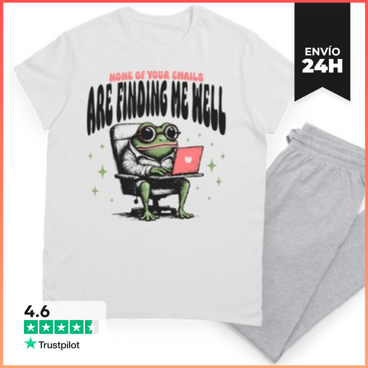 Pijama NONE OF YOUR EMAILS ARE FINDING ME WELL laTostadora