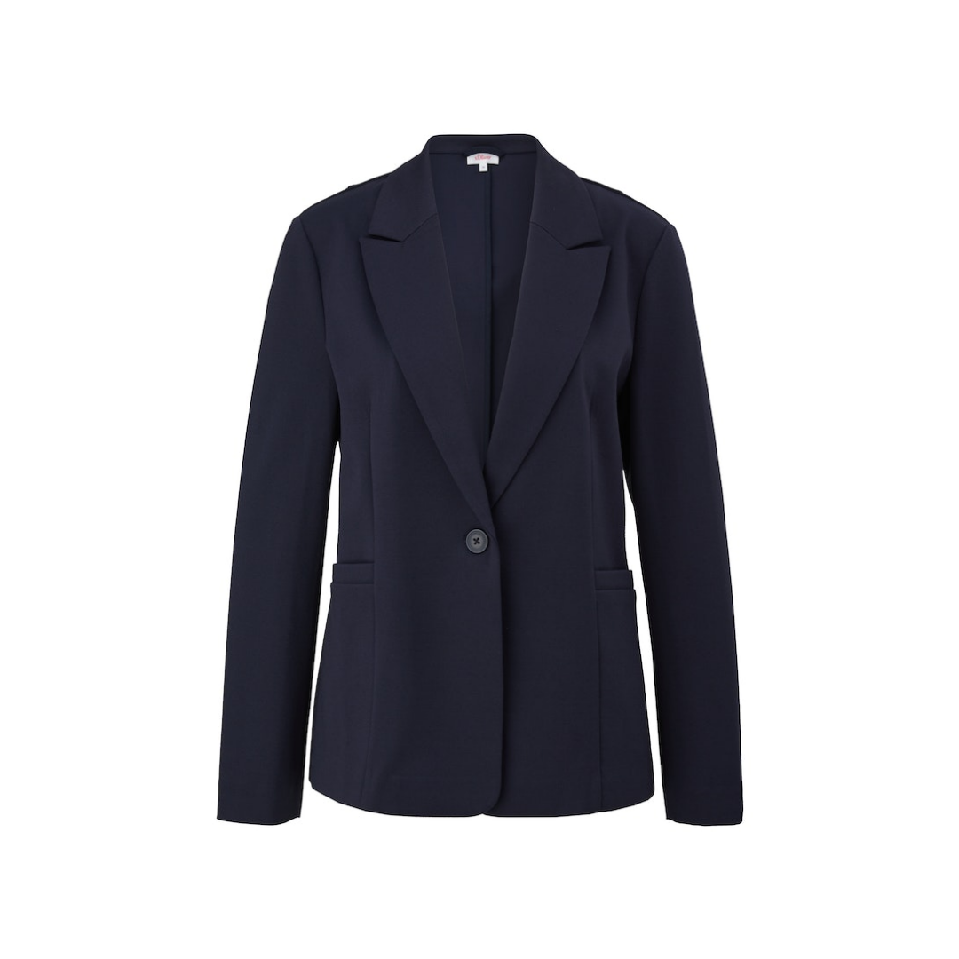 s.Oliver - Damen Blazer - Blau - Größe: 36 - bei Tara-M