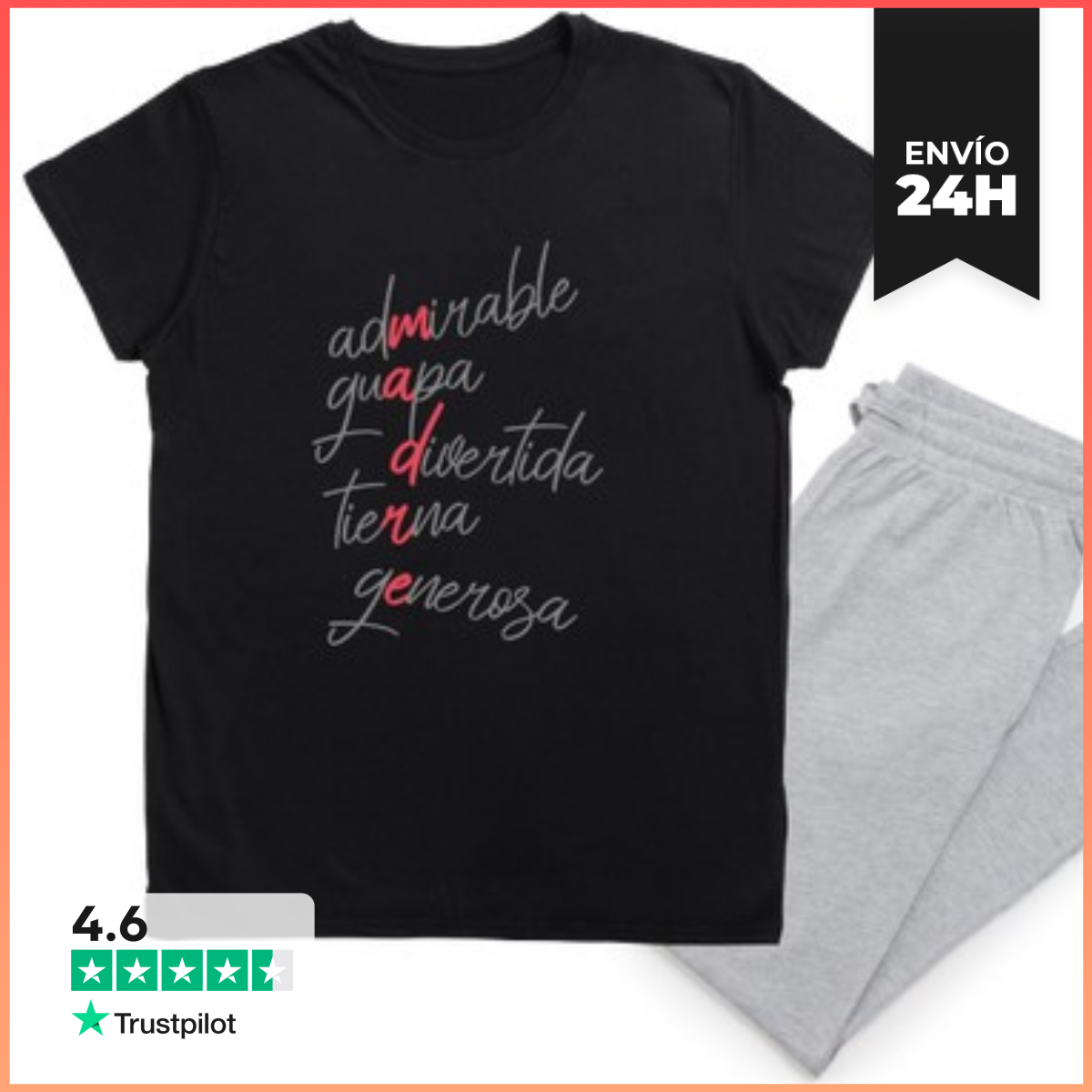Pijama M.A.D.R.E. - pijama unisex laTostadora