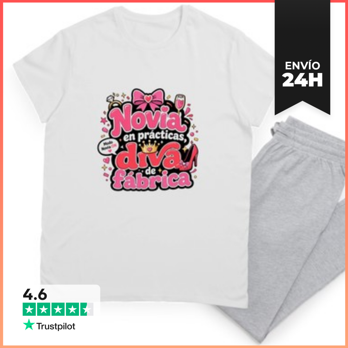 Pijama Novia En Prácticas, Diva De Fábrica LaTostadora