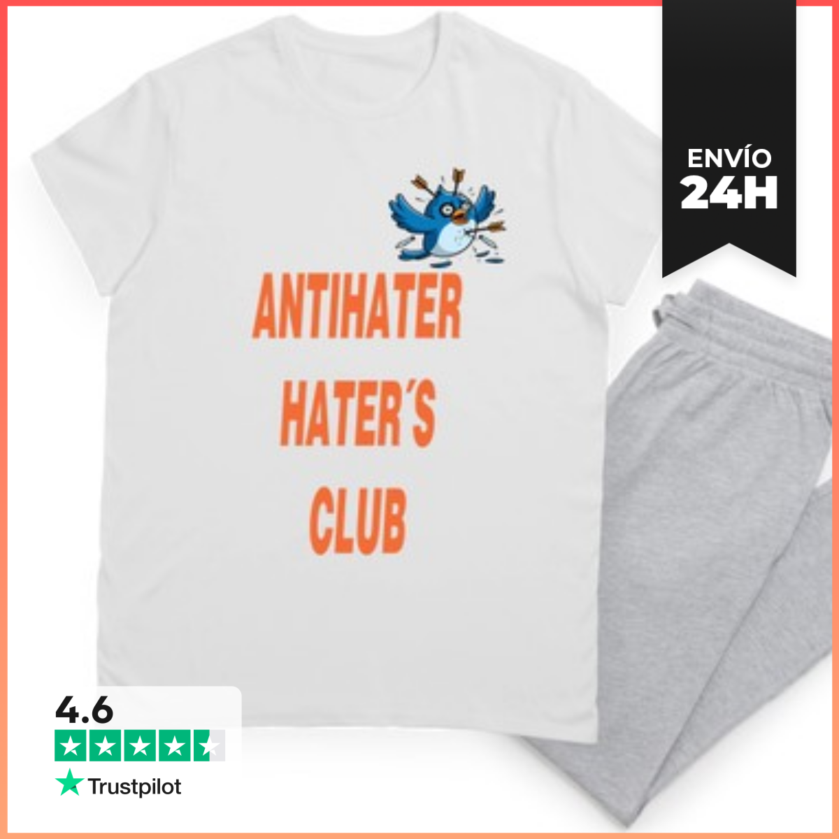 Pijama Anti Hater Haters Club LaTostadora