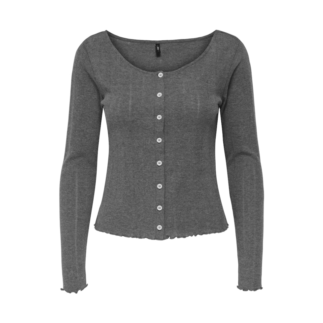 Only - Damen Langarmshirt - Grau - Größe: XS - bei Tara-M