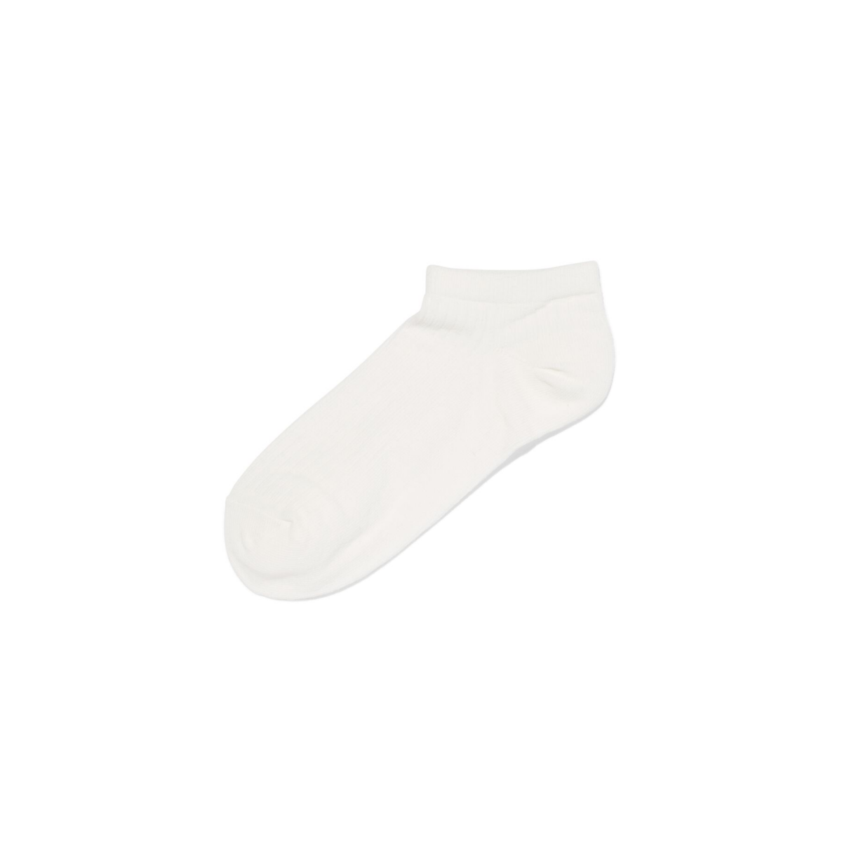 HEMA HEMA Dames Enkelsokken Rib Gebroken Wit (gebroken wit)