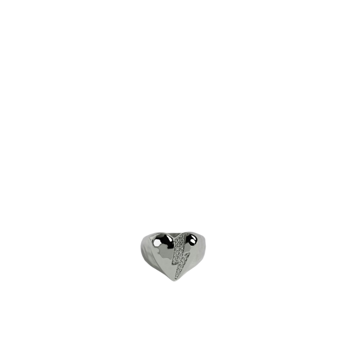 Zadig & Voltaire Donna Grigio - Anello Heartbreaker Flash - Accessories - 54 Mm - Immagine 3