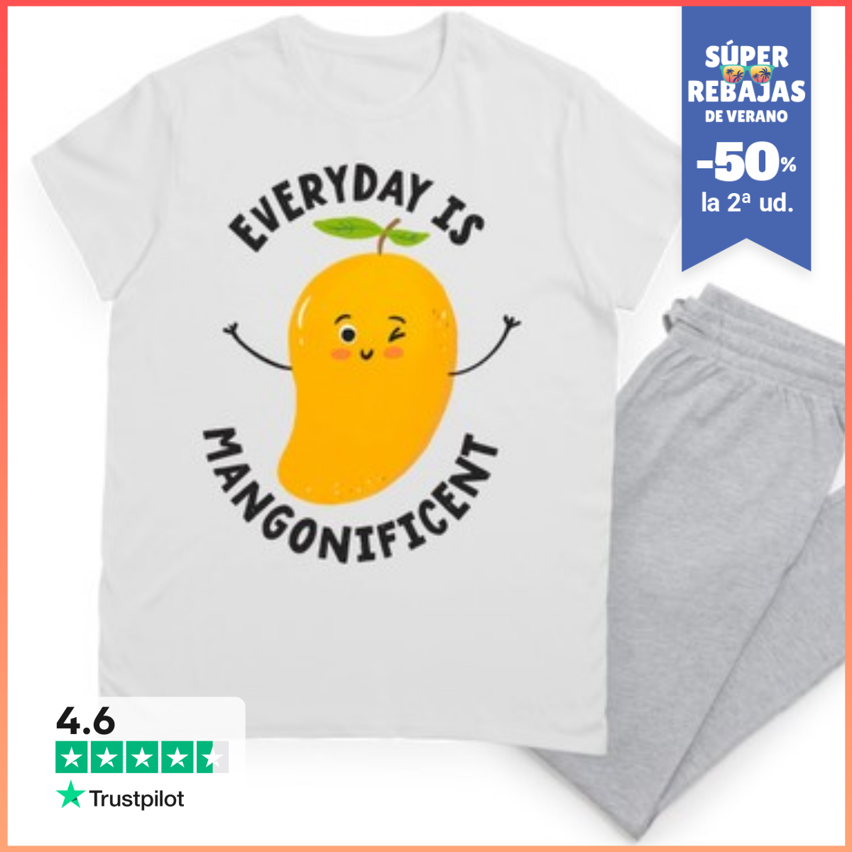 Pijama EVERYDAY IS MANGONIFICENT LaTostadora