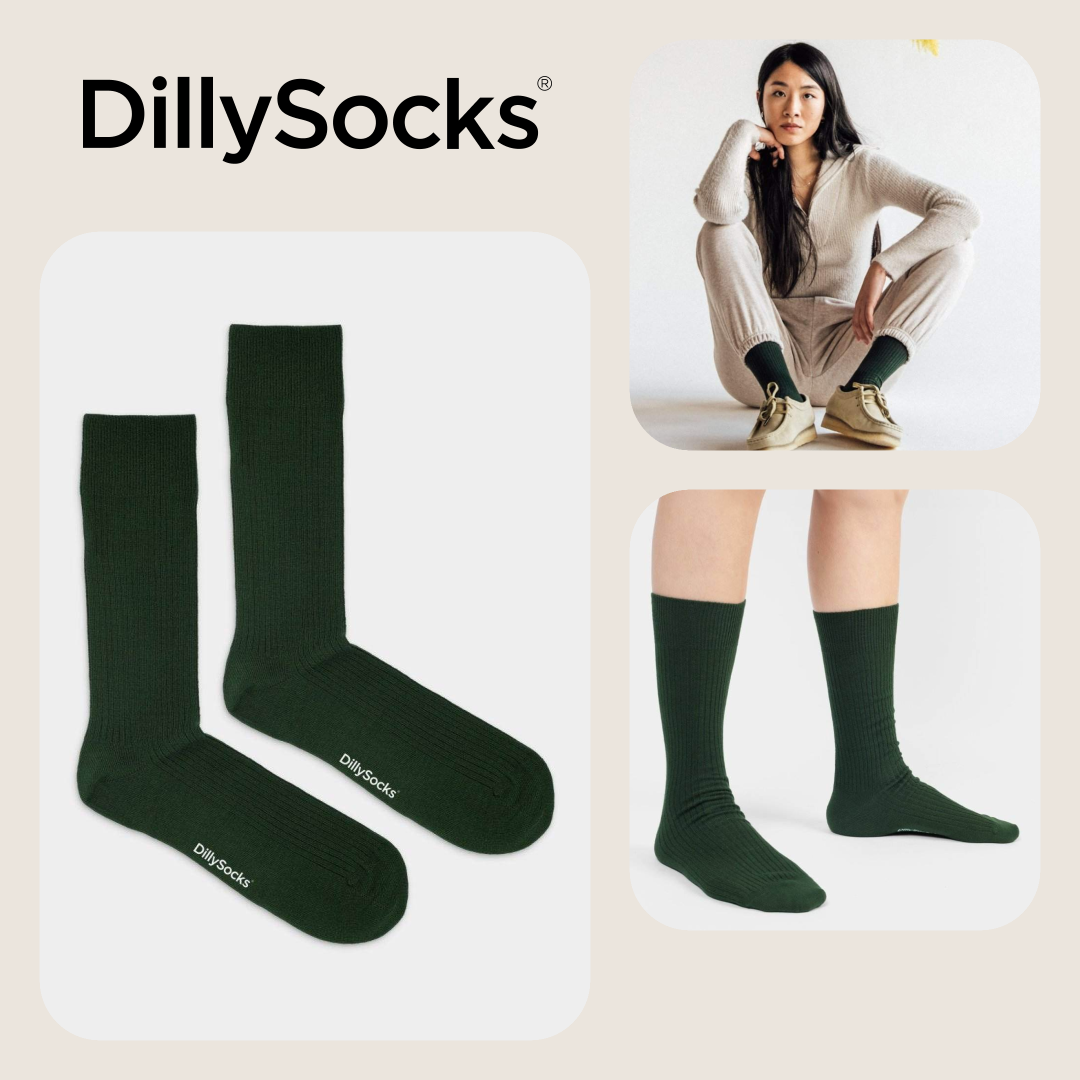 Ribbed Forest Green