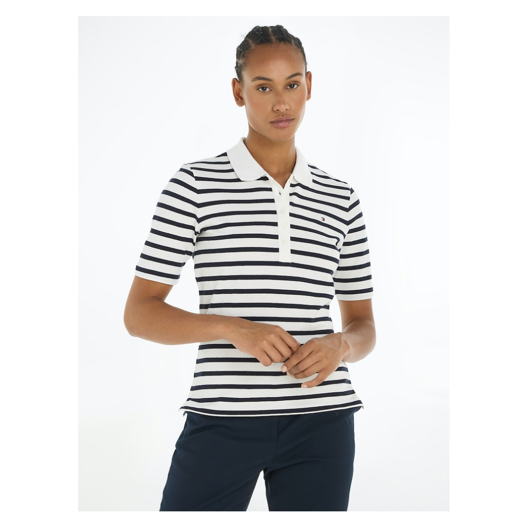 Tommy Hilfiger - Damen T-Shirt - Blau - Größe: S - bei Tara-M