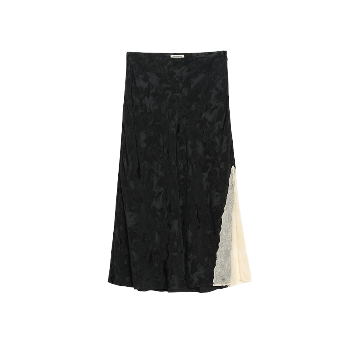 Zadig & Voltaire Donna Gloom Gonna Jayla 100% Seta