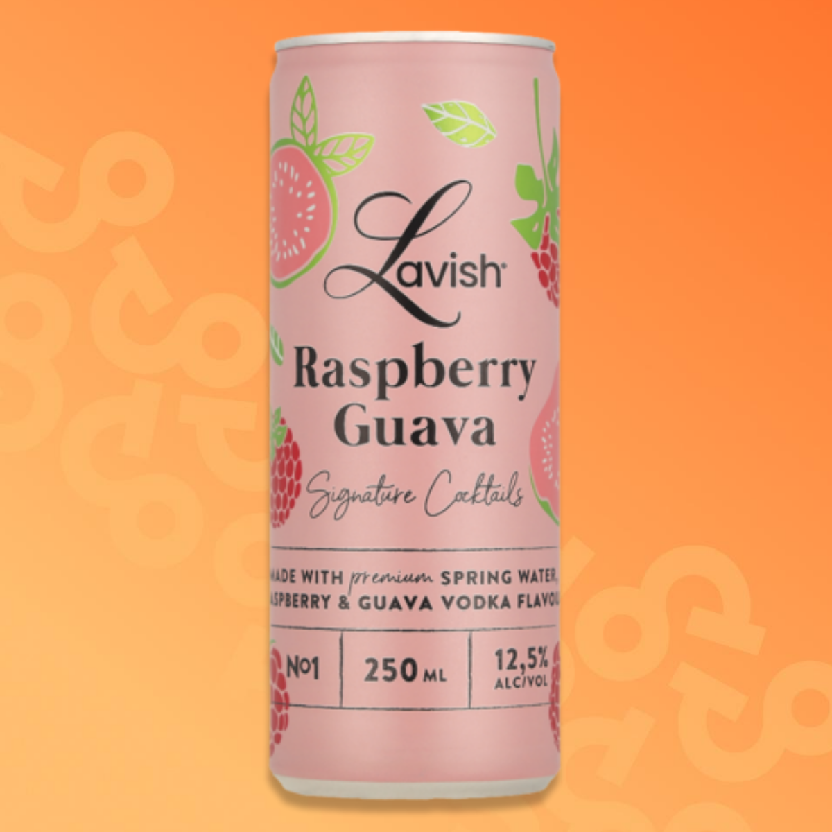 Lavish Raspberry Guava can 25 cl