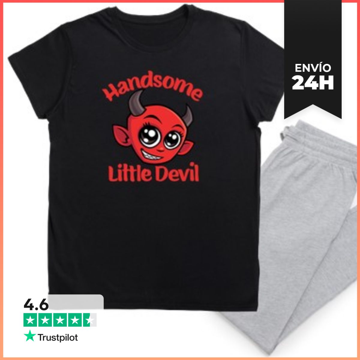 Pijama Lindo Diablillo Bebé Caricatura LaTostadora