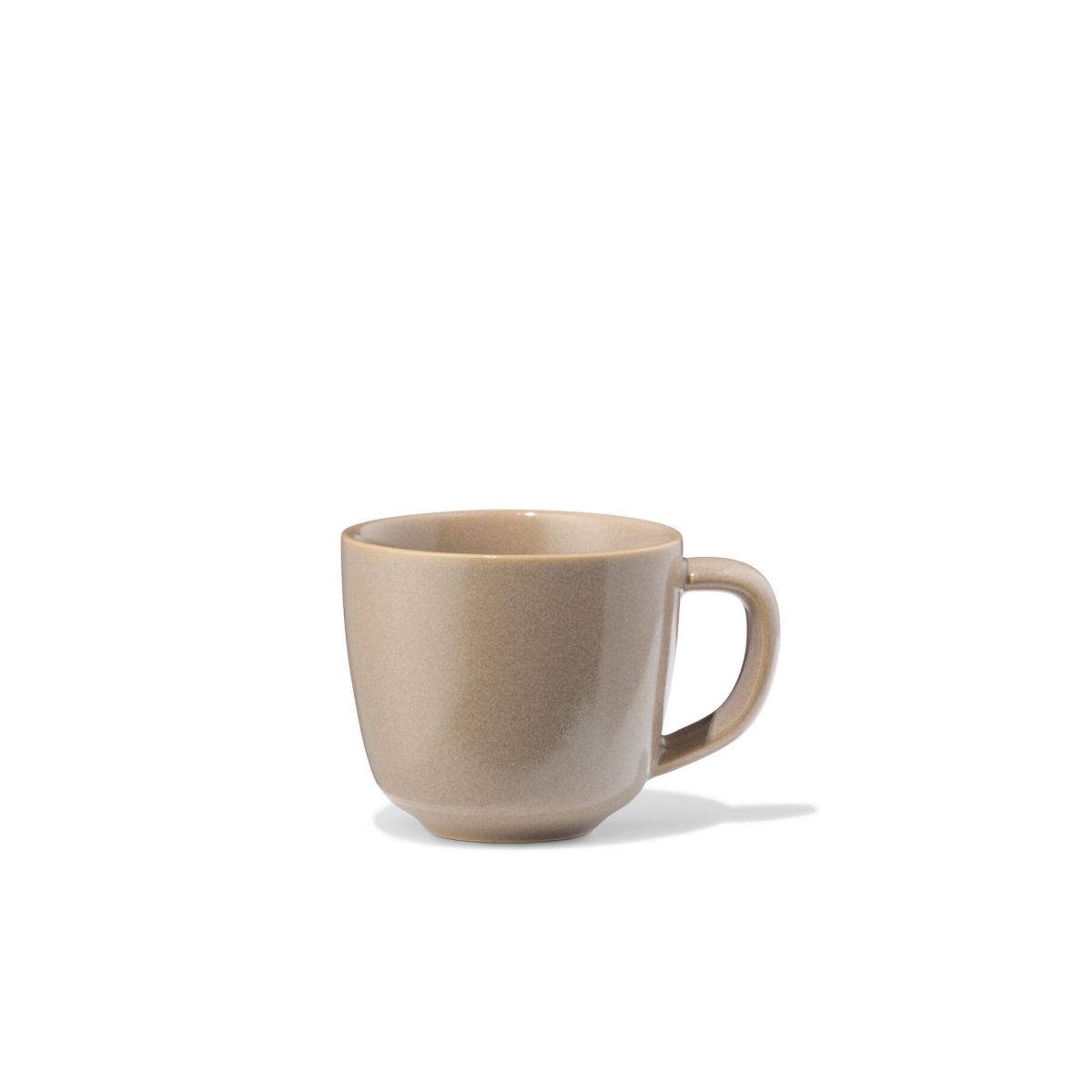 HEMA HEMA Espressomok 90ml PUUR Reactief Glazuur Beige (beige)