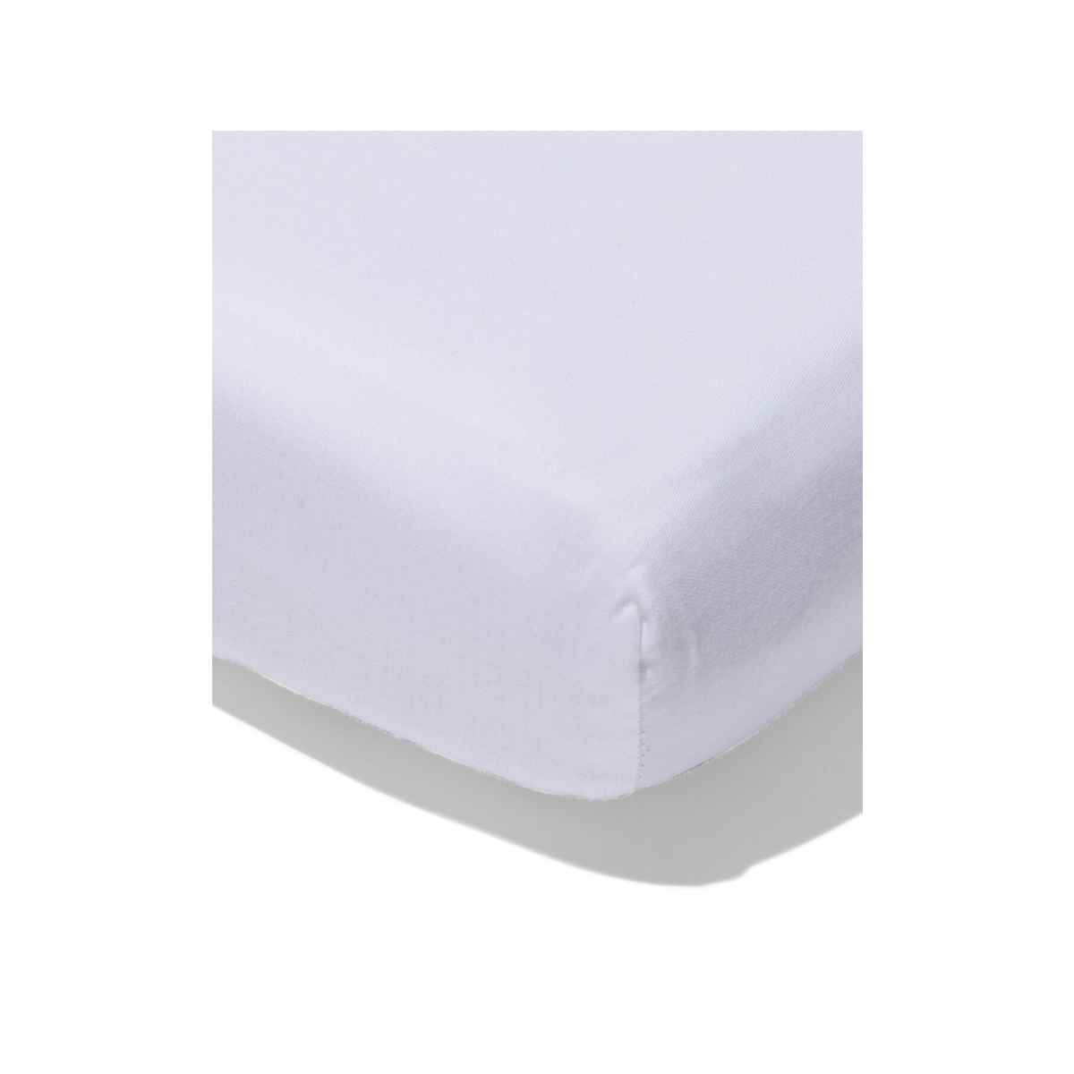 HEMA Topper hoeslaken 90x220cm satijn wit (wit)