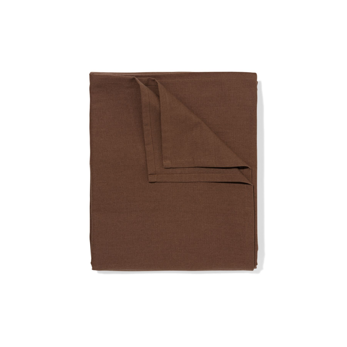 HEMA HEMA Tafelkleed XL 320x145cm Katoen Donkerbruin (donkerbruin)