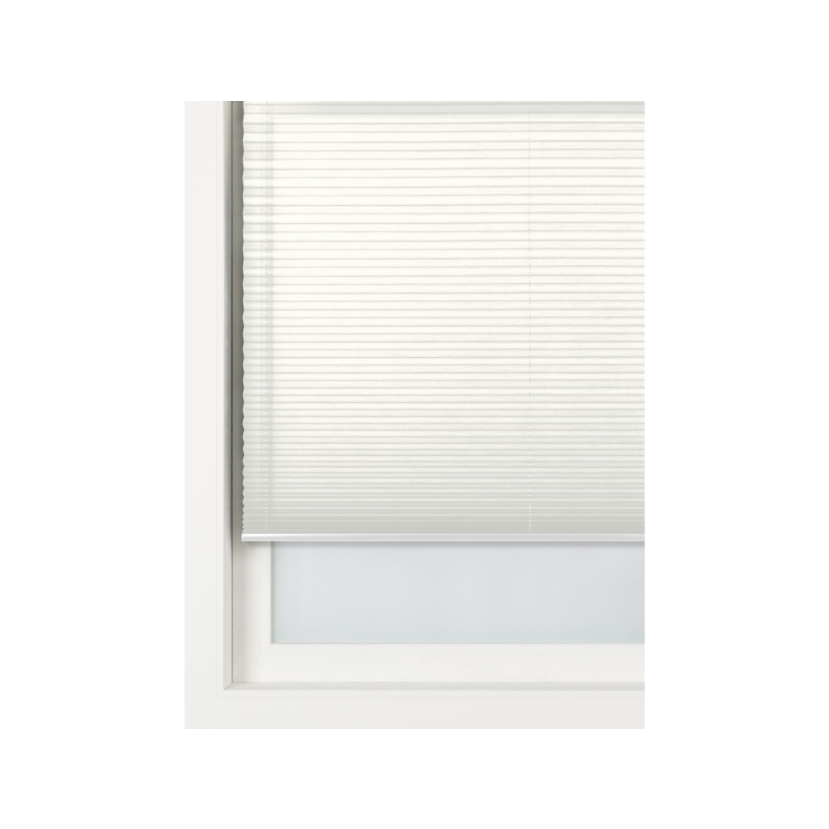 HEMA HEMA Plisse Enkel Structuur Lichtdoorlatend Ivoor (ivoor)