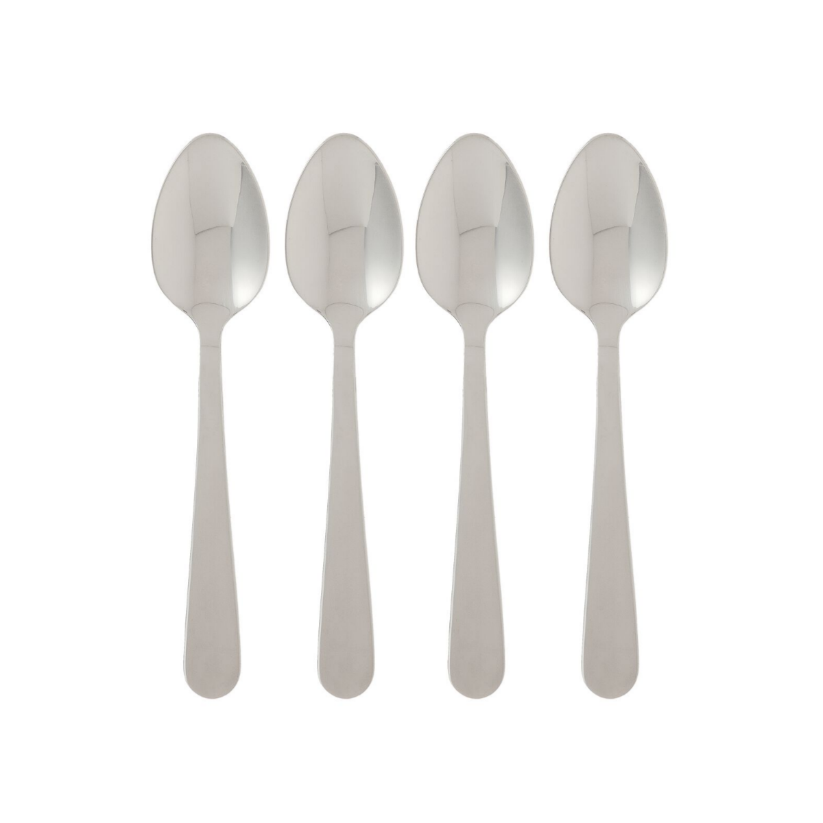 HEMA Koffielepels 12cm Sydney - 4 stuks (zilver)