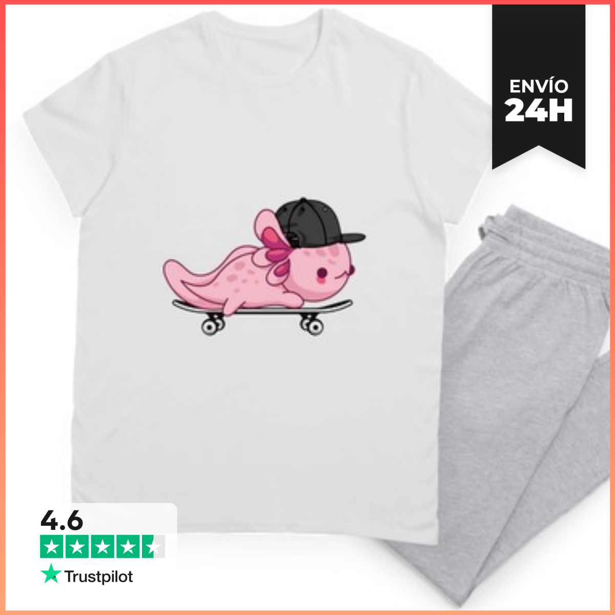 Pijama ajolote skate laTostadora