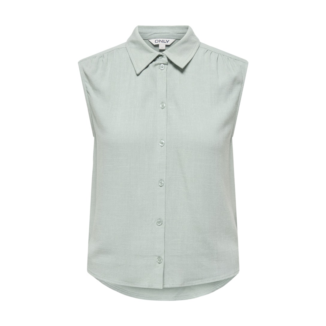 Only - Damen Kurzarmbluse - Blauss - Größe: S - bei Tara-M