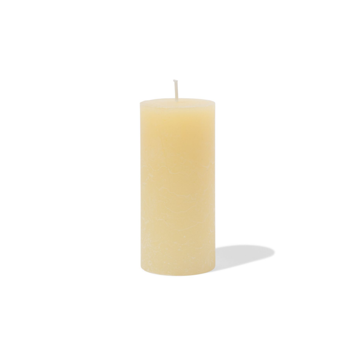 HEMA Rustieke kaarsen lichtgeel (lichtgeel)