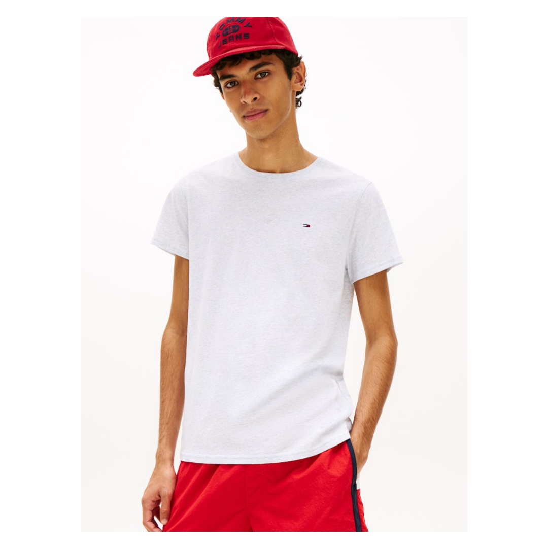 Tommy Jeans - Herren T-Shirt - Grau - Größe: XL - bei Tara-M