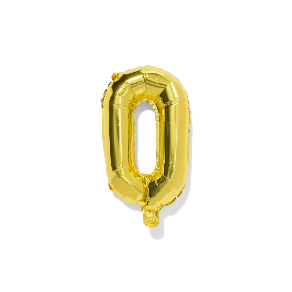 HEMA Folieballon cijfer 0 30cm goud (goud)