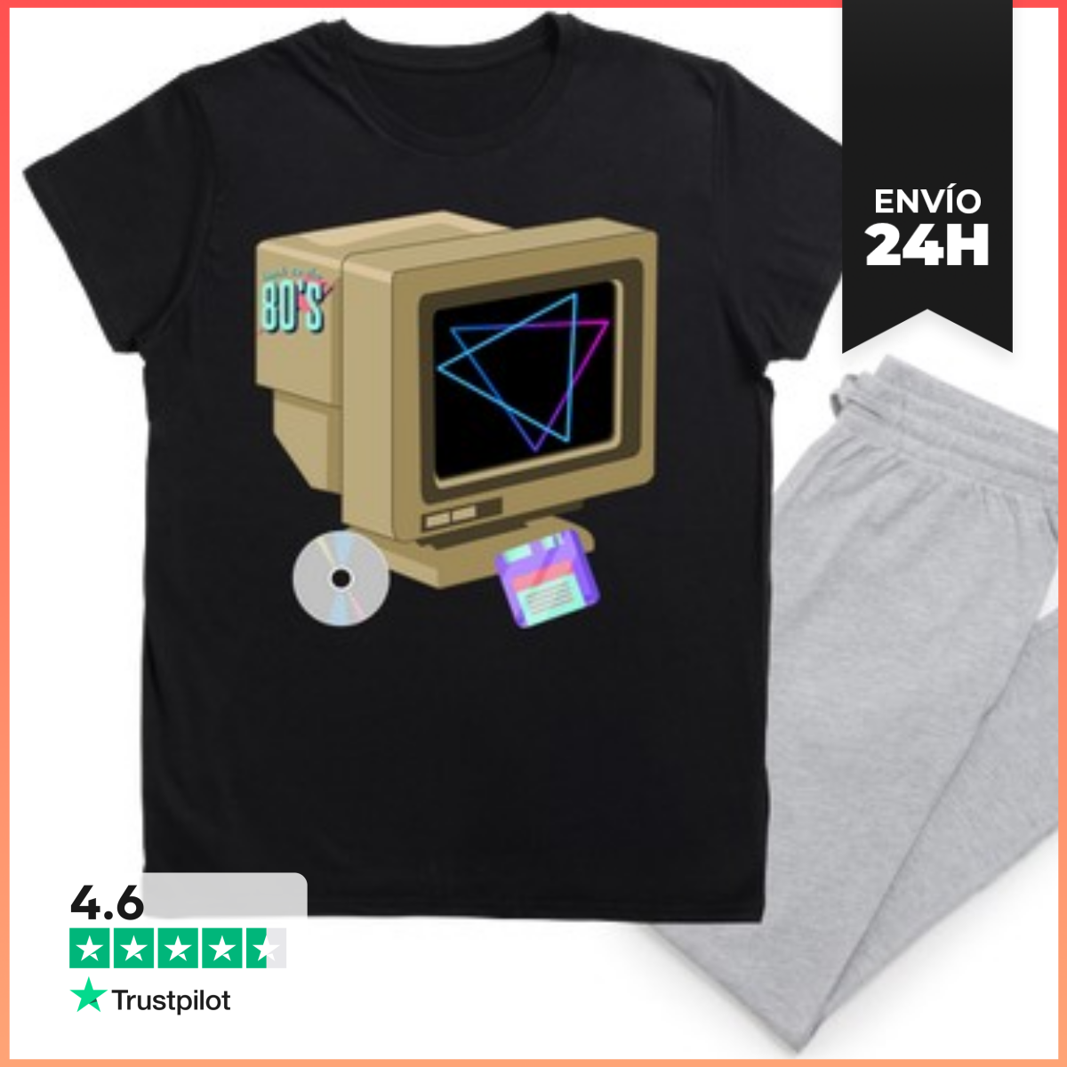 Pijama Computadora De Los 80 LaTostadora