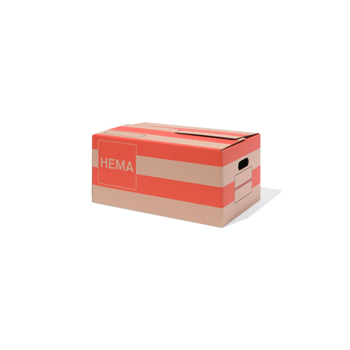 HEMA HEMA Sterke Verhuisdoos 48.3x32x23.2cm Karton Strepen