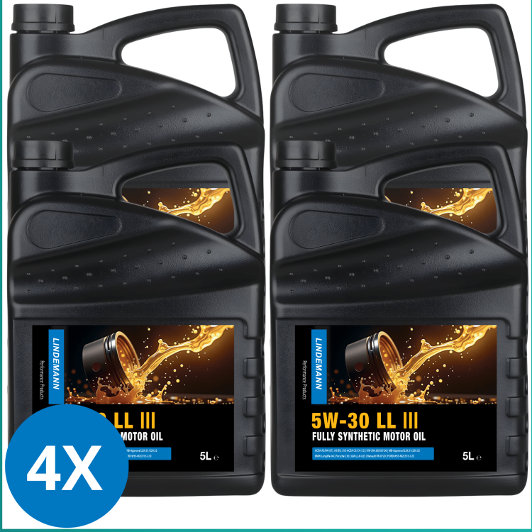 Lindemann Motorolie 5W-30 LL 5L - Doos 4x5L | DPP | Vehicle Motor Oil | DPP Shop