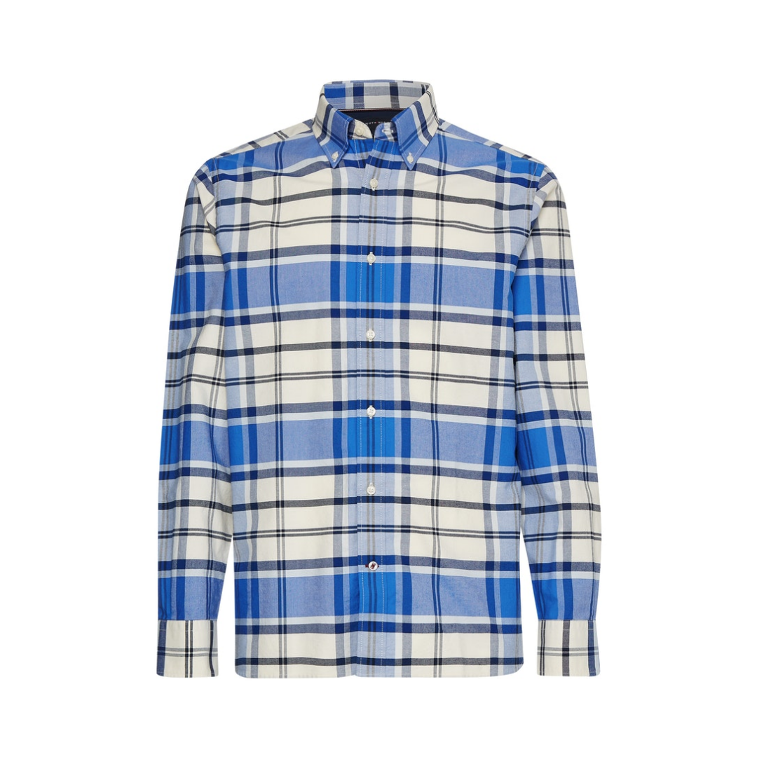 Tommy Hilfiger - Herren Langarmhemd - Blau - Größe: XXL - bei Tara-M