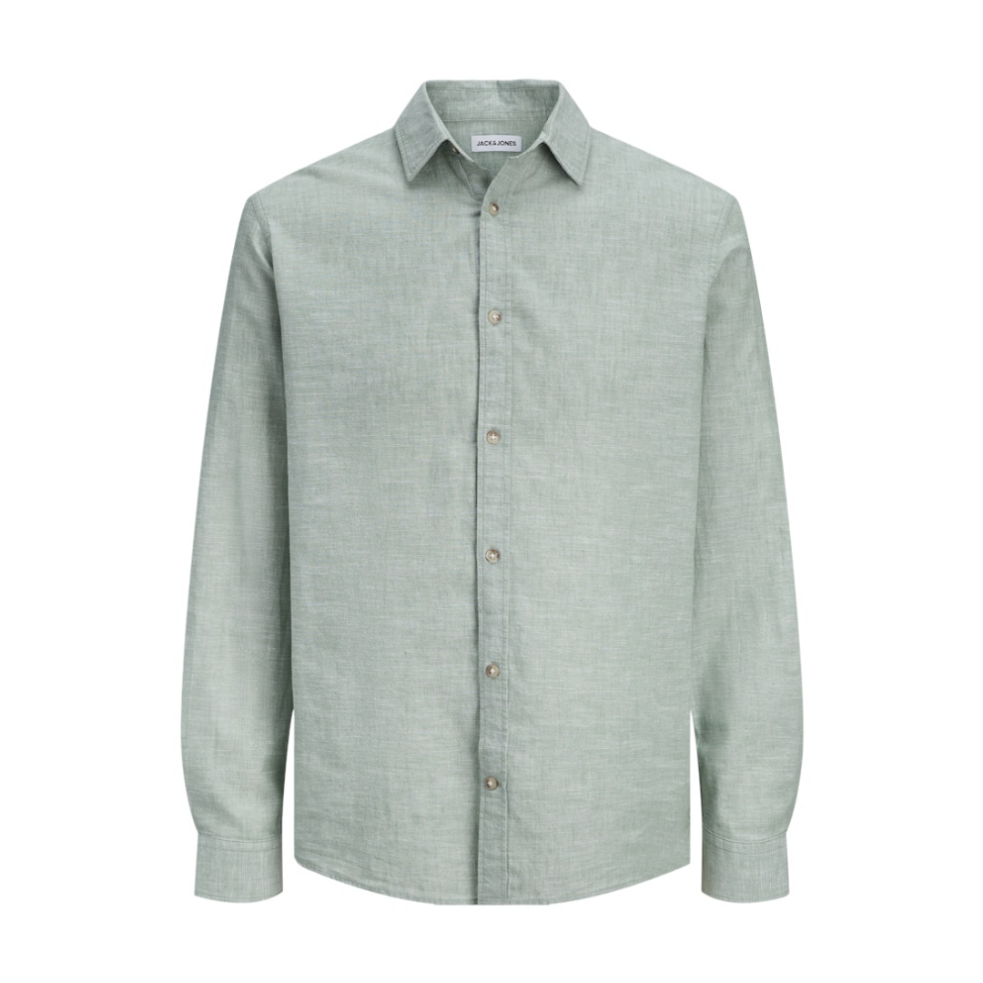 Jack & Jones - Herren Langarmhemd - Granite Green - Größe: XXL - bei Tara-M