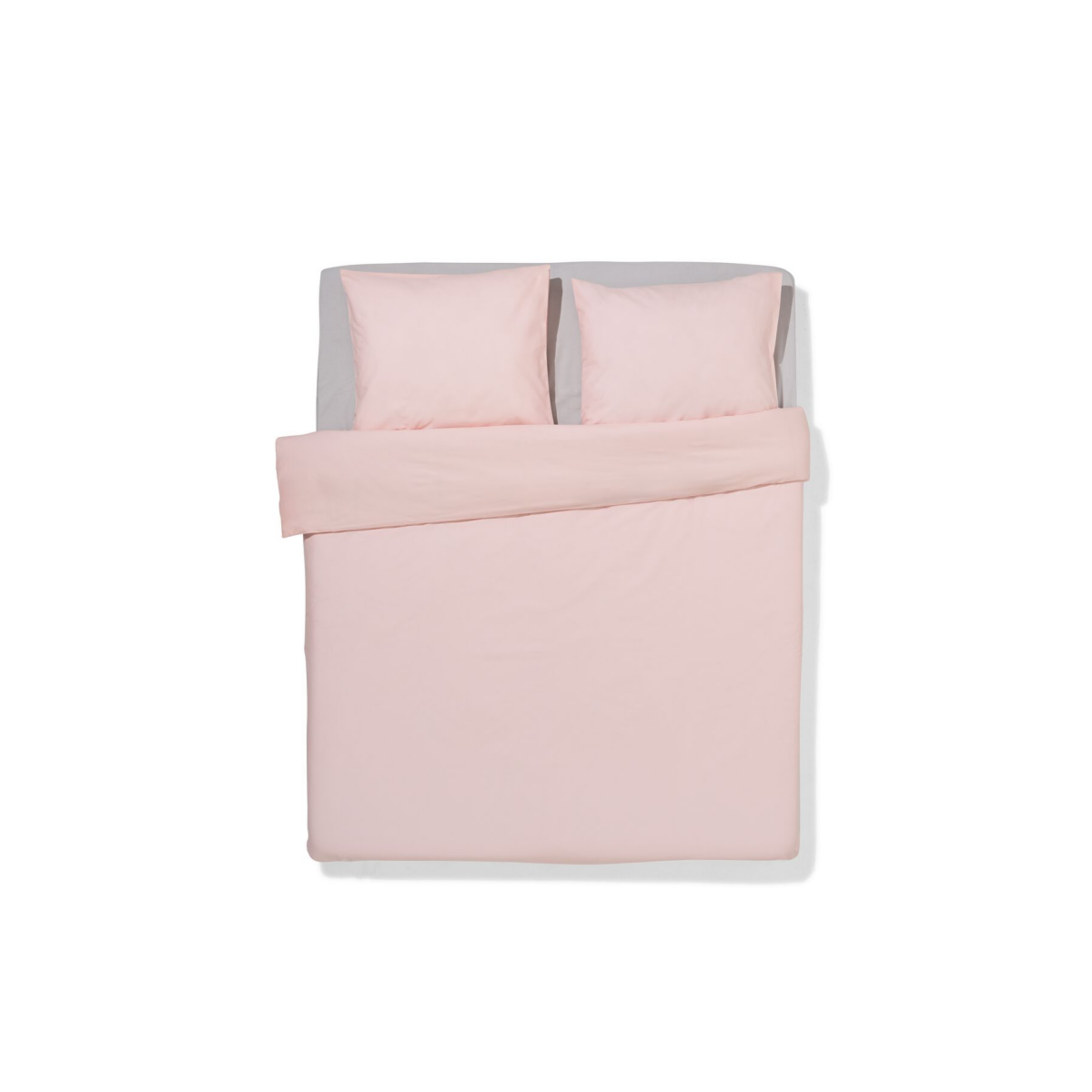 HEMA Dekbedovertrek 240x200/220cm zacht katoen lichtroze (lichtroze)