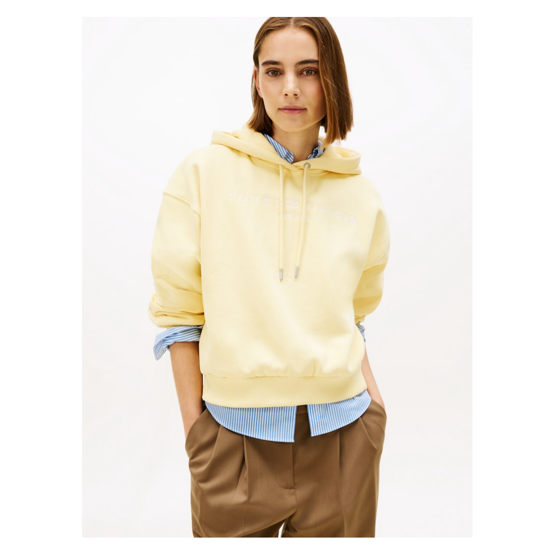 Tommy Hilfiger - Damen Sweatshirt - zesty yellow - Größe: M - bei Tara-M