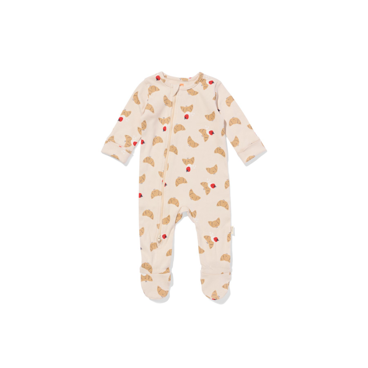 HEMA Newborn meegroeiboxpakje croissant ecru (ecru)