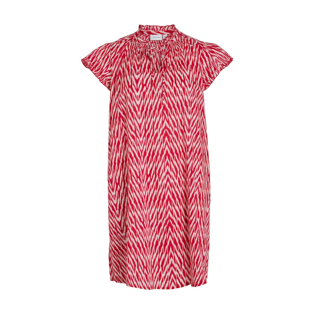 Vila - Damen Kleid - Rosa - Größe: 40 - bei Tara-M