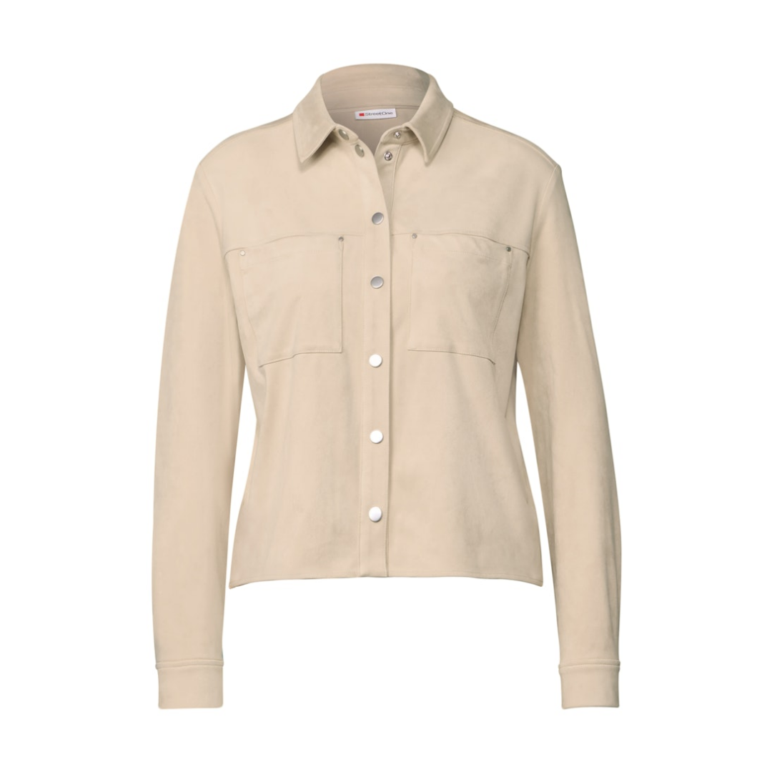 Street One - Damen Langarmbluse - Braun - Größe: 44 - bei Tara-M