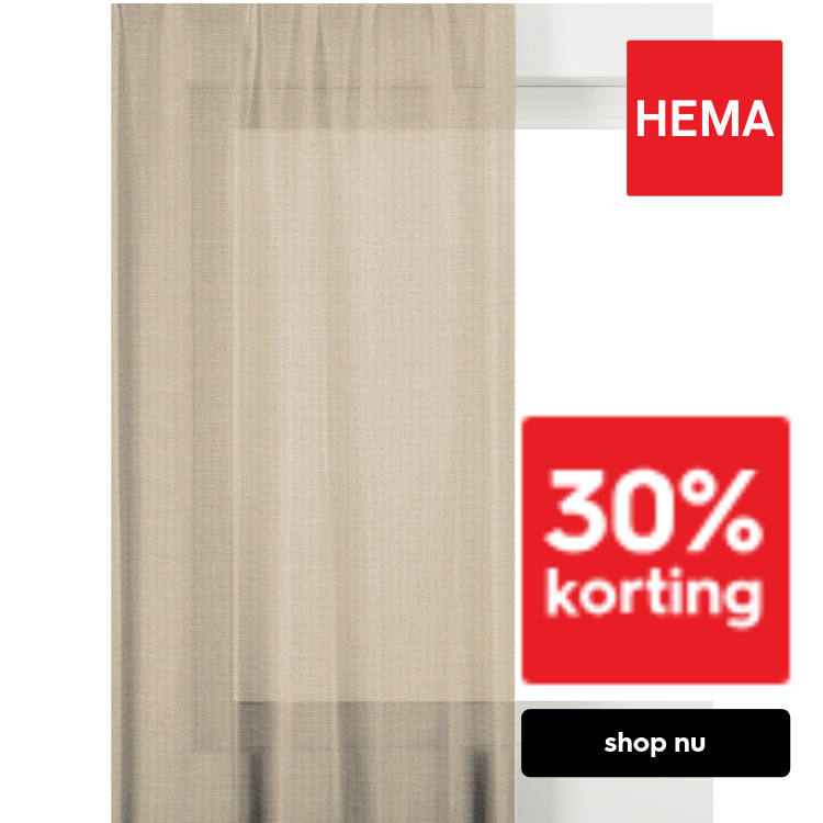 Gordijnstof Overijse lichtdoorlatend ruit okergeel (okergeel)