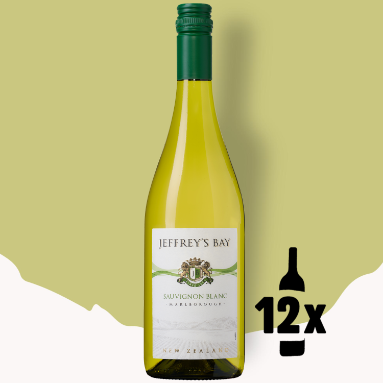 12 flessen Jeffrey's Bay Sauvignon Blanc Voordeelpakket 2024