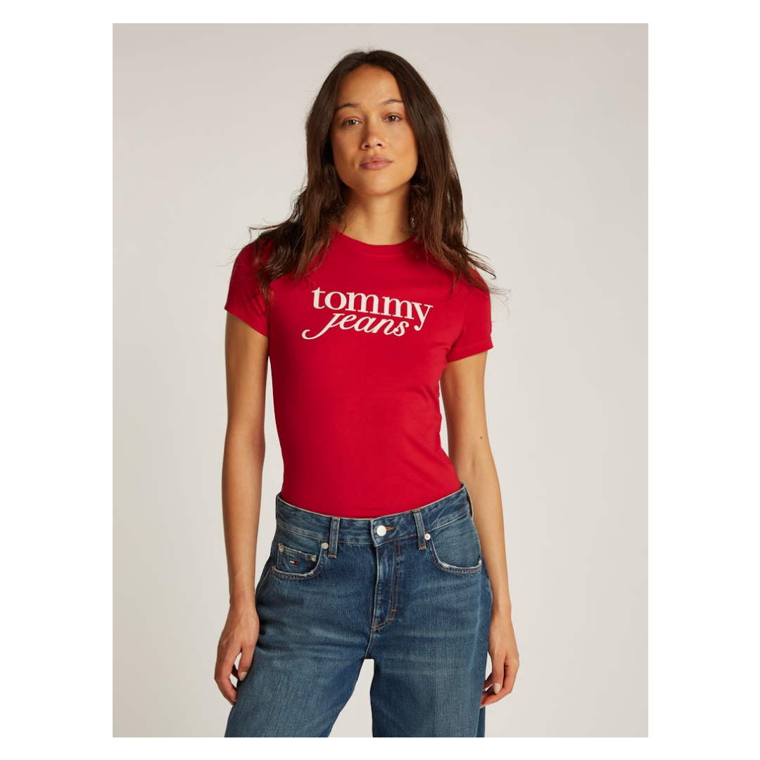 Tommy Jeans Damen T-Shirt Dw0dw19447 günstig online kaufen
