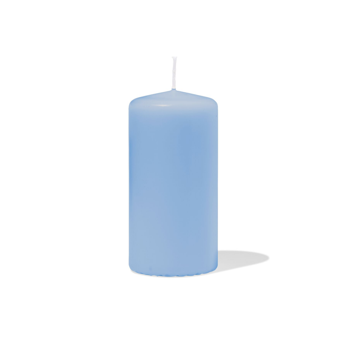 HEMA HEMA Stompkaars ⌀7x14cm Glad Lichtblauw (lichtblauw)