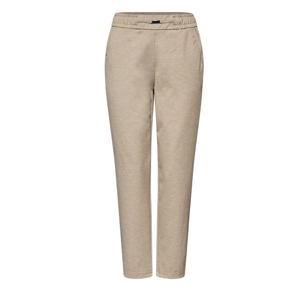 Street One Hose Melange Fit Polyester-Polyamid-Viskose-Esasthan Sanded Beige