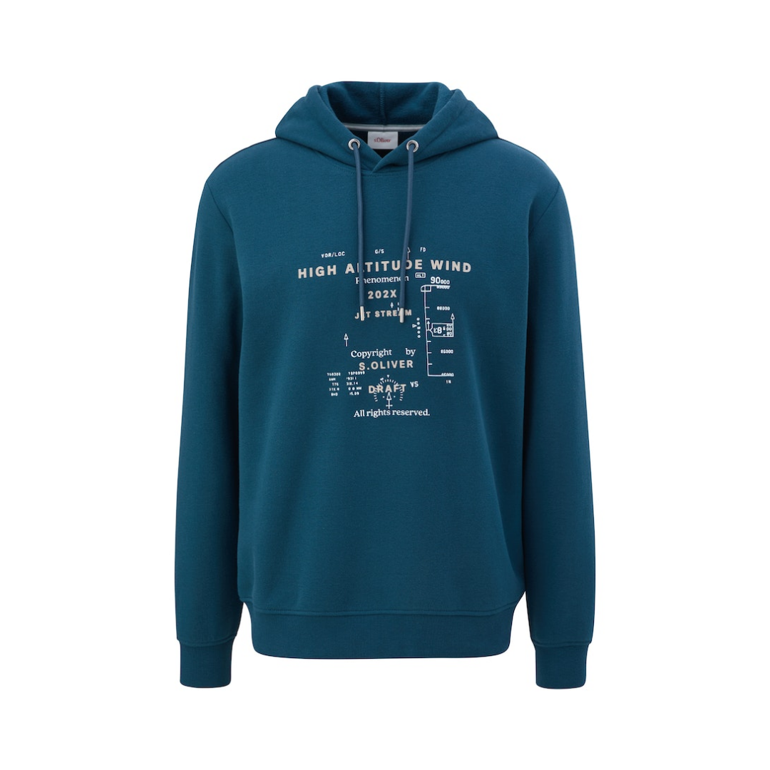 s.Oliver - Herren Sweatshirt - Blau - Größe: XXL - bei Tara-M