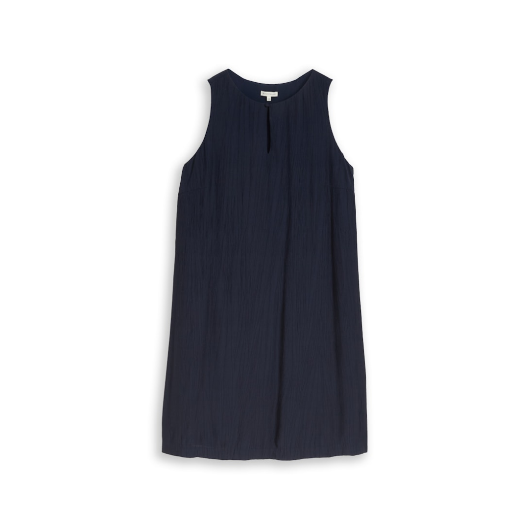 Tom Tailor - Damen Kleid - Blau - Größe: 40 - bei Tara-M