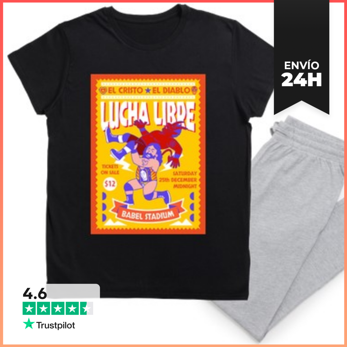 Pijama LUCHA LIBRE LaTostadora