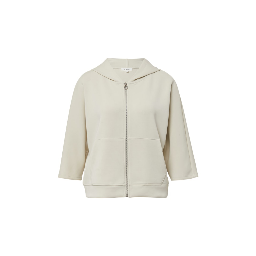 s.Oliver - Damen Sweatshirt - Weiß - Größe: 42 - bei Tara-M