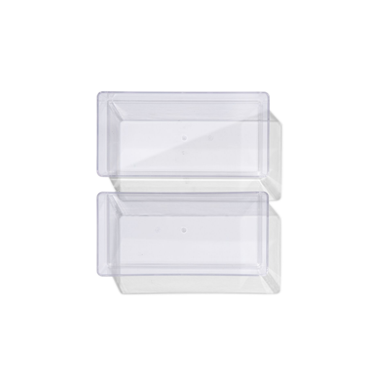 HEMA Bakje transparant S - 2 stuks (transparant)