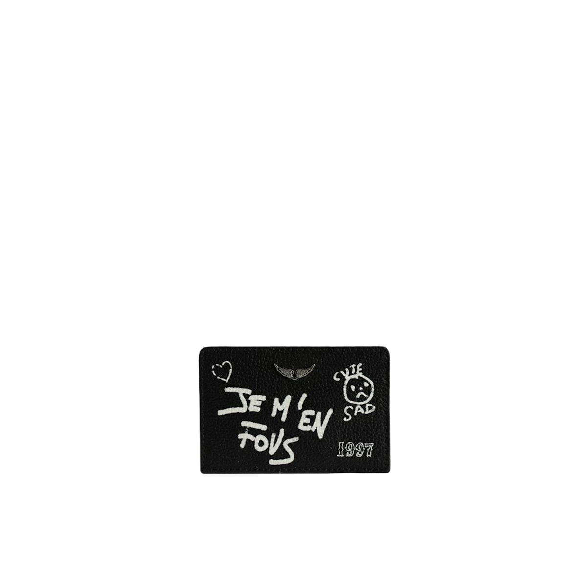Zadig & Voltaire Donna Nero Portacarte Zv Pass Arty Tag
