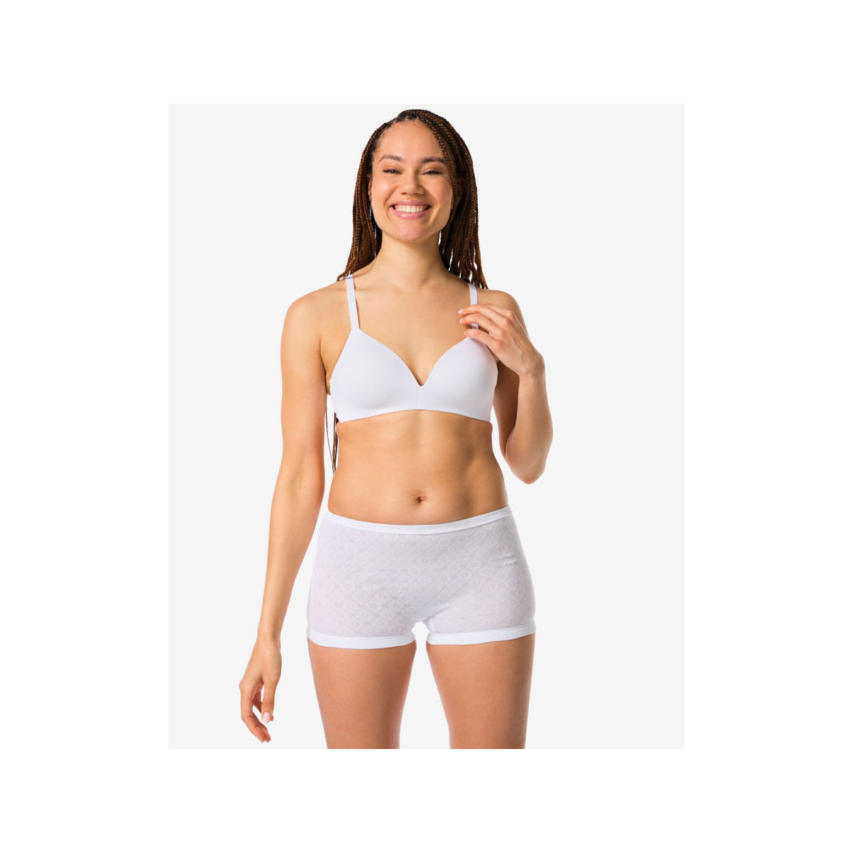 HEMA Damesslips - 2 stuks wit (wit)