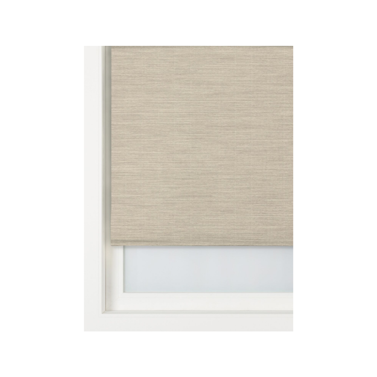 HEMA Rolgordijn structuur grof verduisterend/ gekleurde achterzijde ecru (ecru)