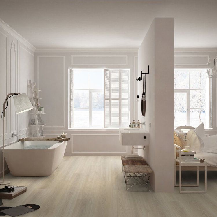 Lame de sol PVC effet bois clipsable selma light Gerflor - 125 cm x 22.9 cm x 0.57 cm