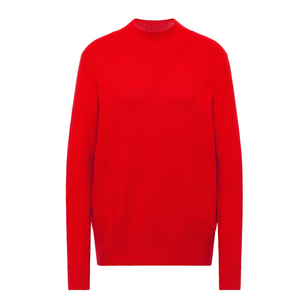 cecil Pullover Turtleneck Sportlich Baumwolle-Polyacryl-Polyester-Elasthan Pumkin Orange